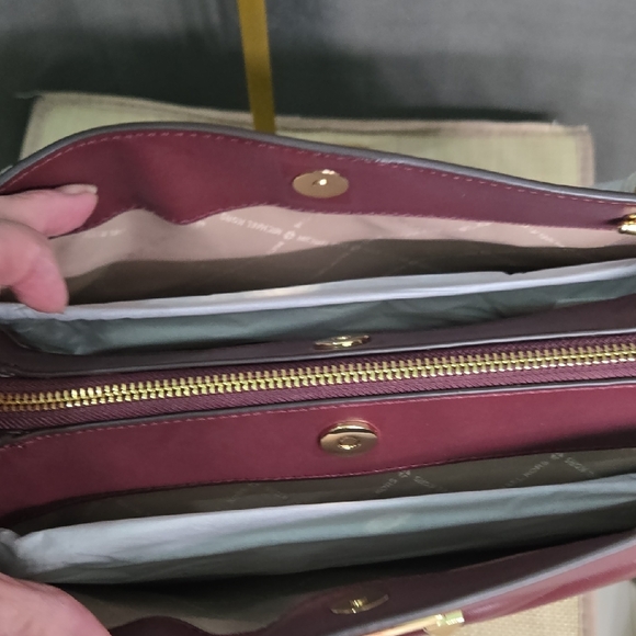 Michael Kors Burgundy Shoulder Bag - Picture 6 of 12